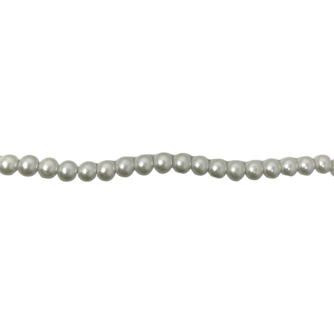 Perlas lisas 4/6/8/10 mm blancas