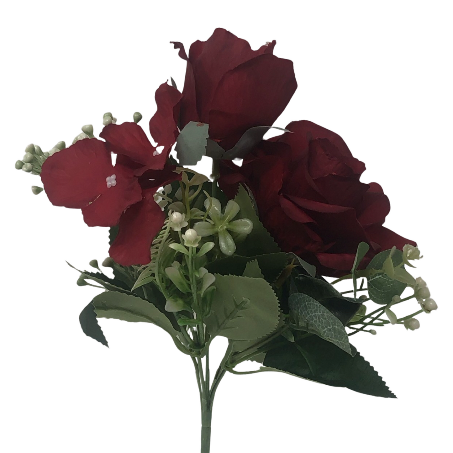 (FC01211) Ramo mixto de rosa y hortensia