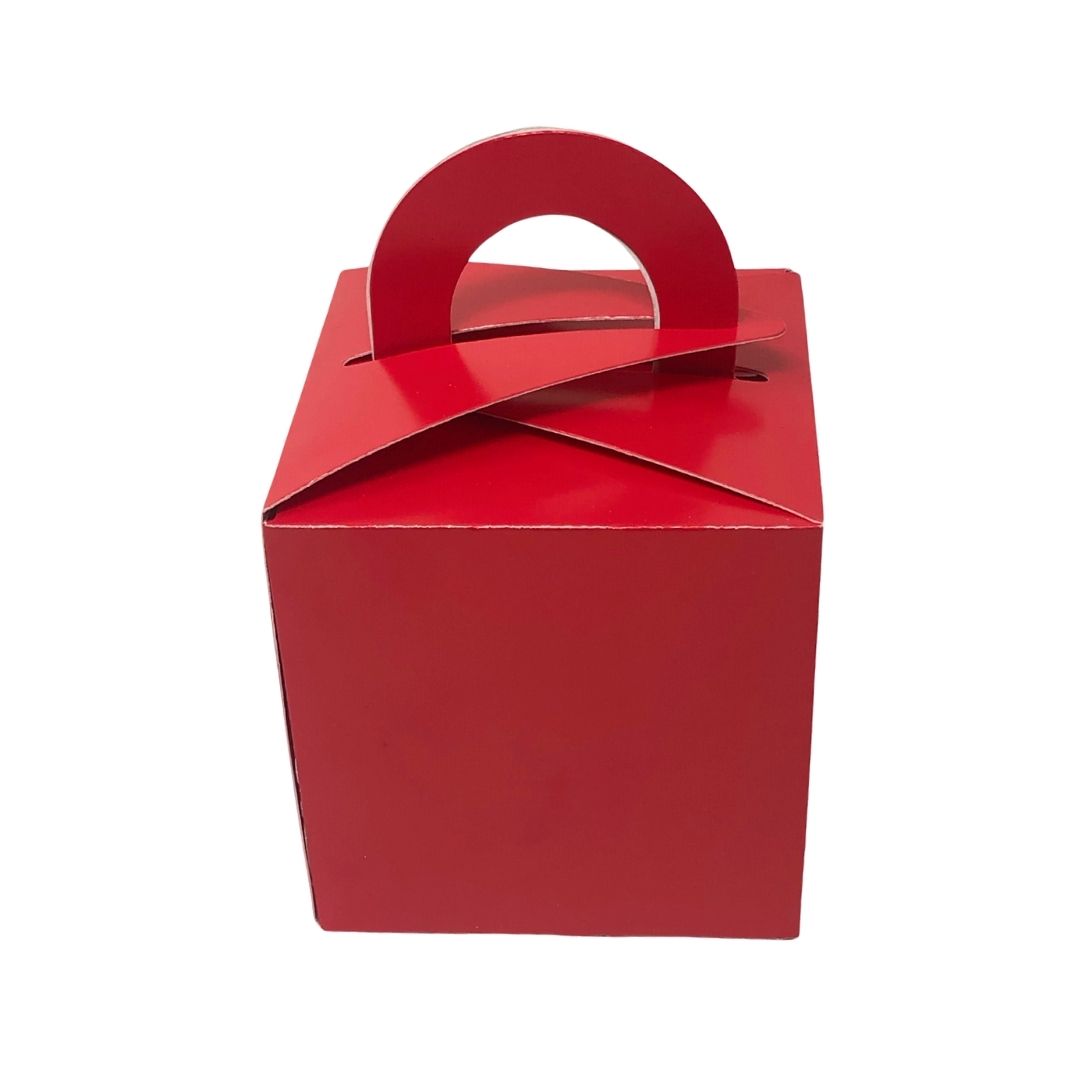 (30046) Square box kraft roja 9 x 9