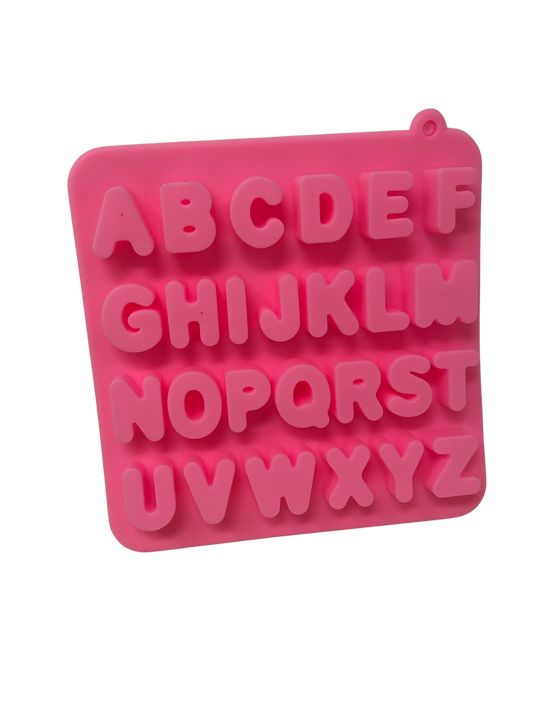 (26498) Molde de Silicón Letras Mayúsculas 15.5X15.5CM