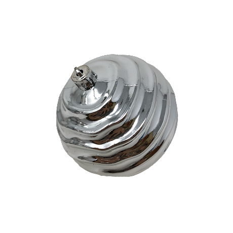 (BHK00216S) Esfera De 8CM C/20PZ Plata