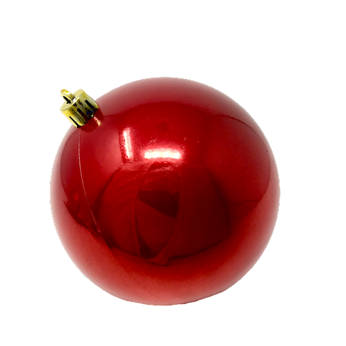 (BHK00272R) Esfera DE 10CM C/6PZ Rojo