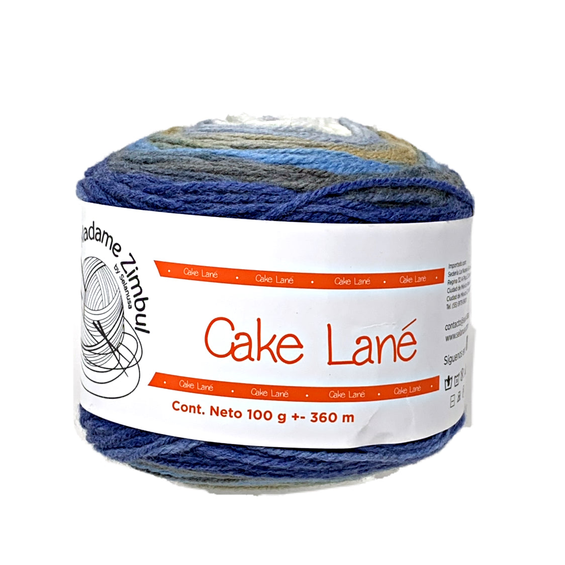 Estambre cake lane 100gr (variedad de colores)