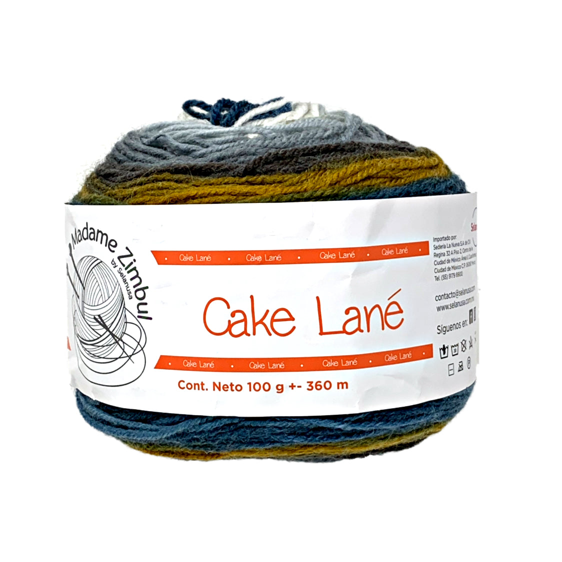 Estambre cake lane 100gr (variedad de colores)