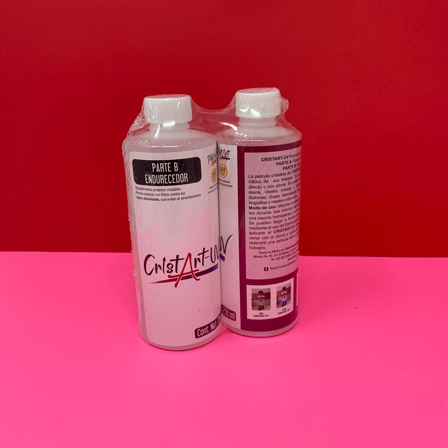 (25275) RESINA CRISTART ULTRAVIOLETA 250ML (A+B)