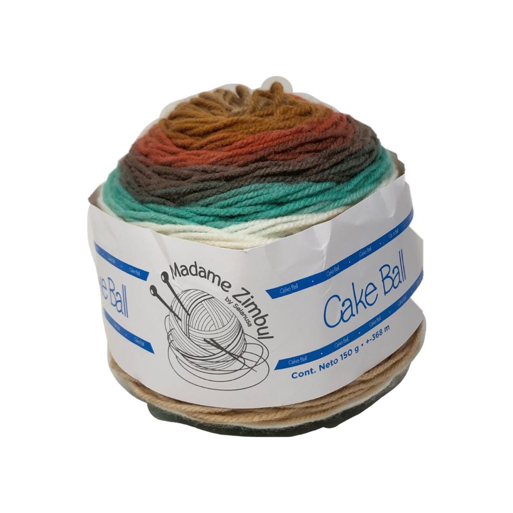 Estambre cake ball 150gr (Variedad de colores)