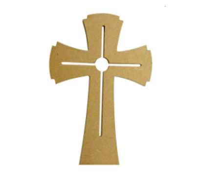 (26818) Cruz mediana destello 17x11.5cm 1pz