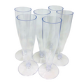 Copas de plastico flauta c/6 pz 18 cm