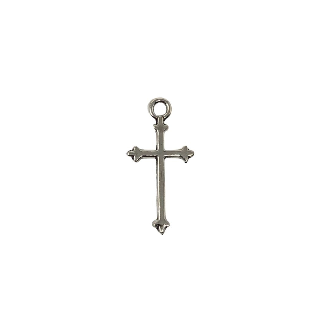 Dijes de cruces de madera/metal