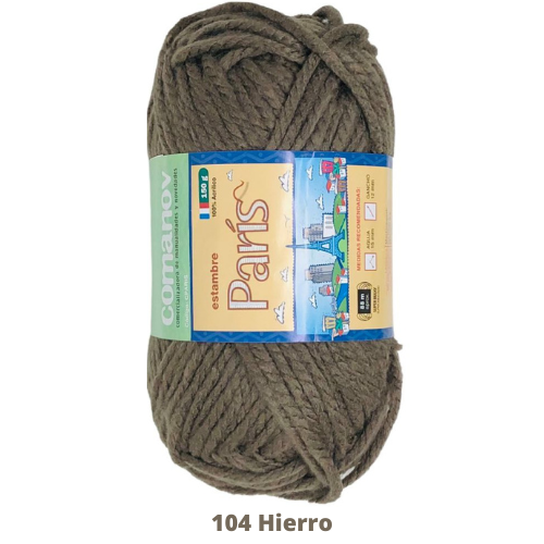 Estambre Paris 150 Gr Hierro