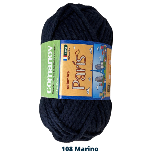 Estambre Paris 150 Gr Marino