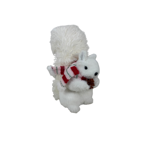 (MPD01041) Ardilla Blanca Bufanda 22X13X26 Cm