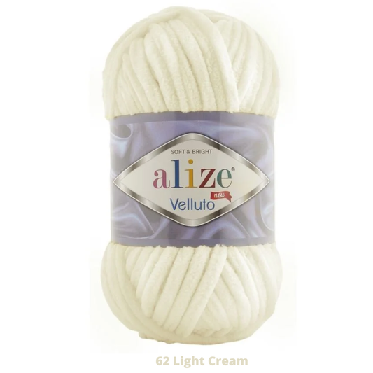 Velluto 100 Gr C-62 Light Cream