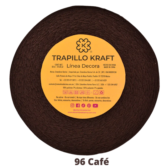 Trapillo Kraft 180 Gr Aprox C-96 Cafe