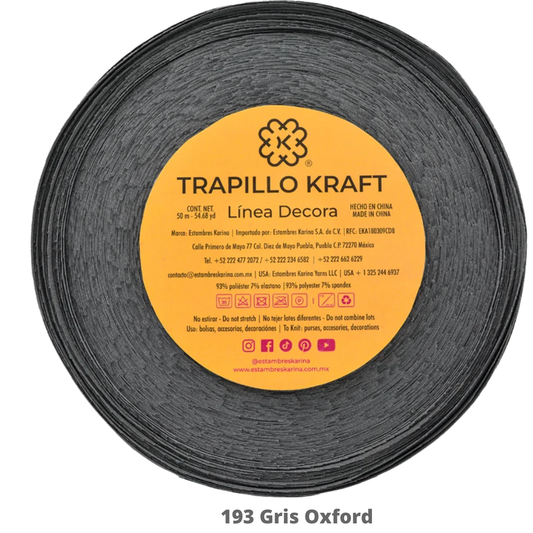Trapillo Kraft 180 Gr Aprox C-Gris Oxford