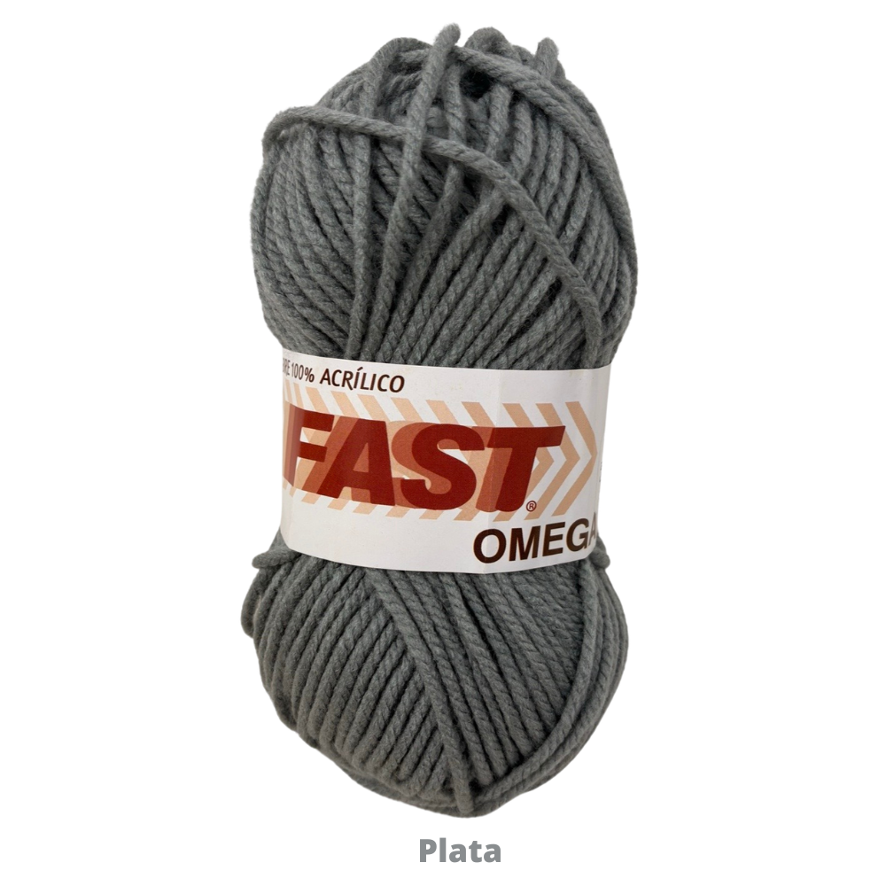 Estambre Fast C-91 Plata 100 Gr