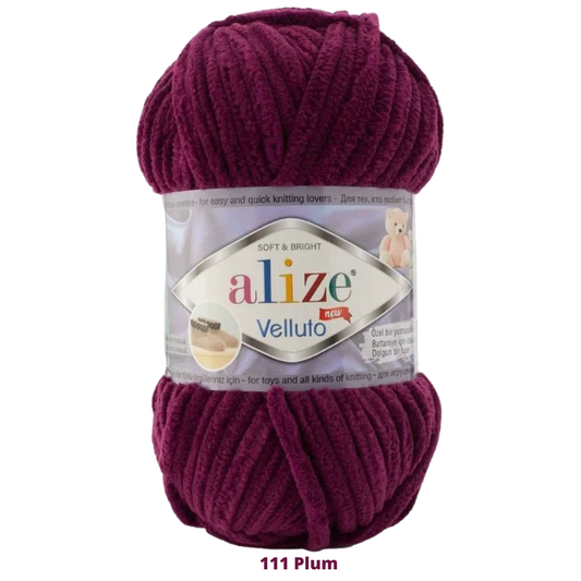 Velluto 100 Gr C-111 Plum