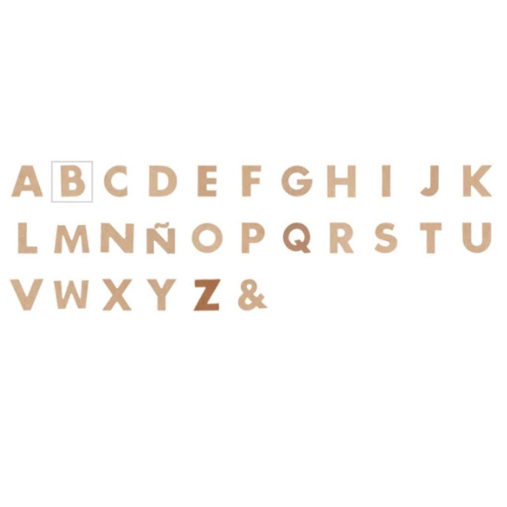 (9156) Letras Mayúsculas De Macosel 6cm