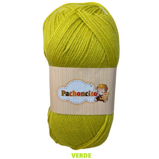 Estambre Pachoncito 200 Gr 8605 Verde