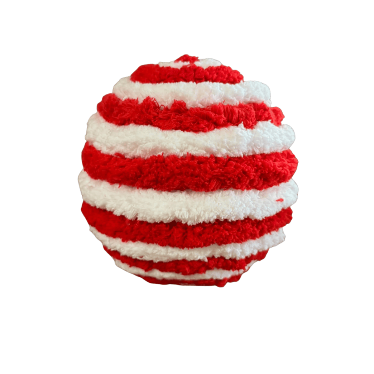 Esfera Caramelo Bicolor 17Cm Rojo/Blanco