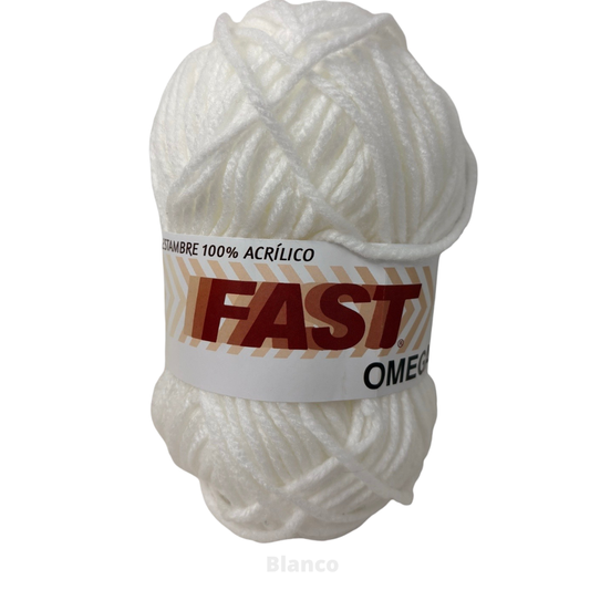Estambre Fast C-01 Blanco 100 Gr
