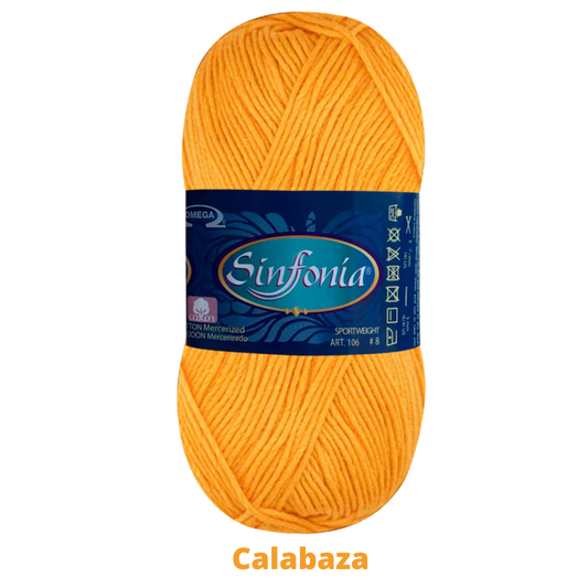 Hilaza Sinfonia C-870 Calabaza 100 Gr