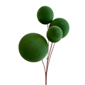 Mega Esferas Flock 20cm/ 15cm /12cm /10Cm verde