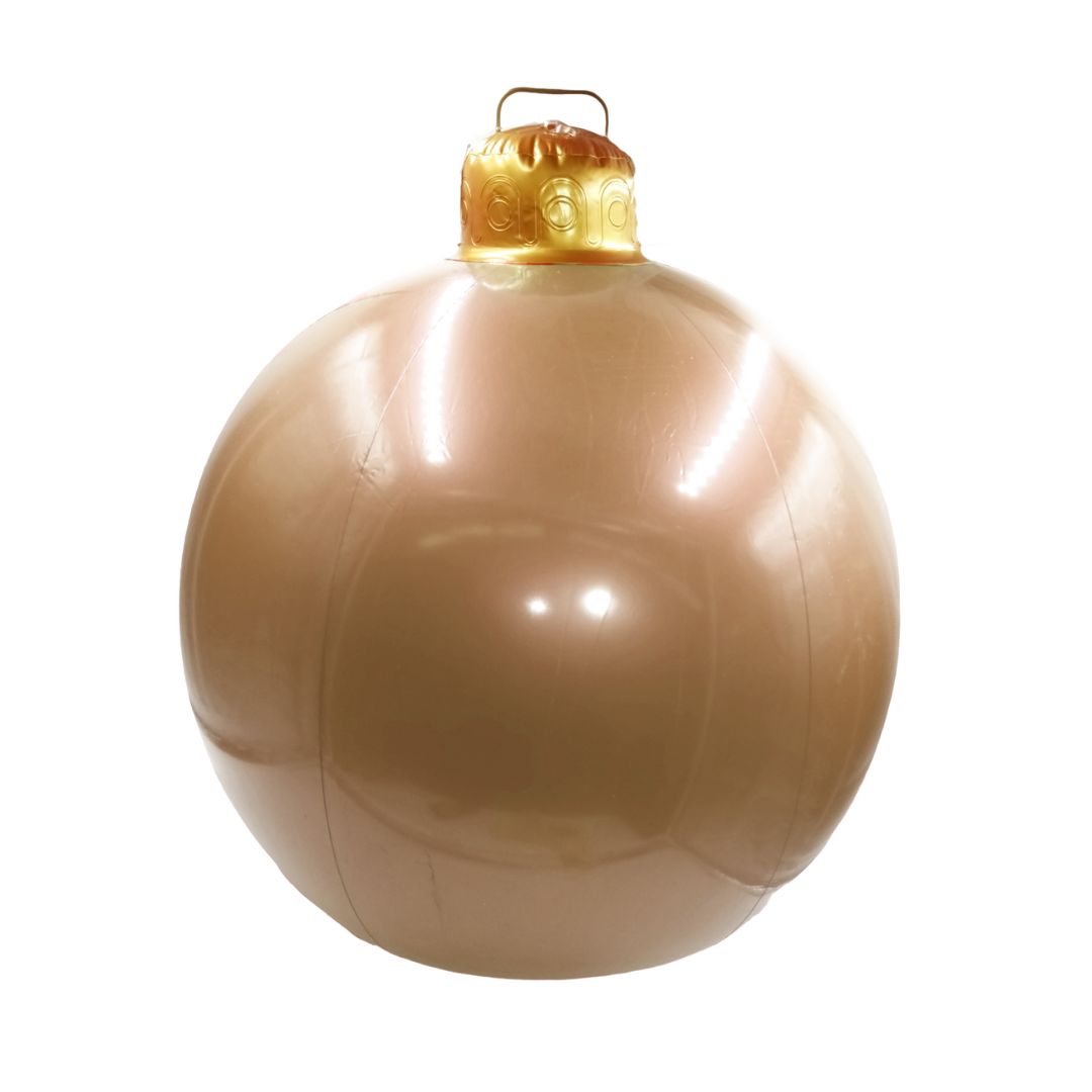 (DEC0077DC) Esfera inflable decorativa lisa 60cm oro