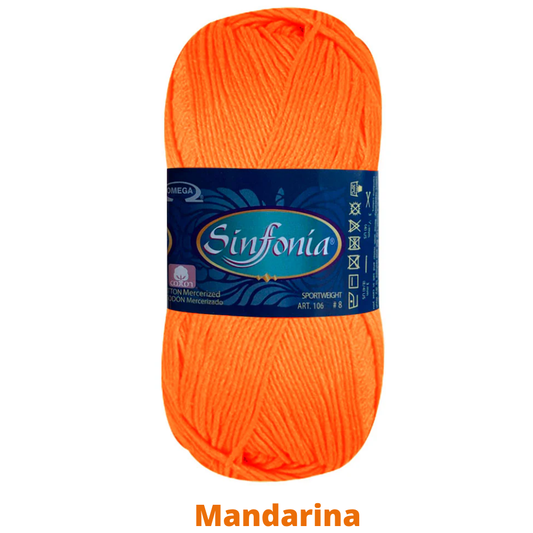 Hilaza Sinfonia C-821 Mandarina 100 Gr