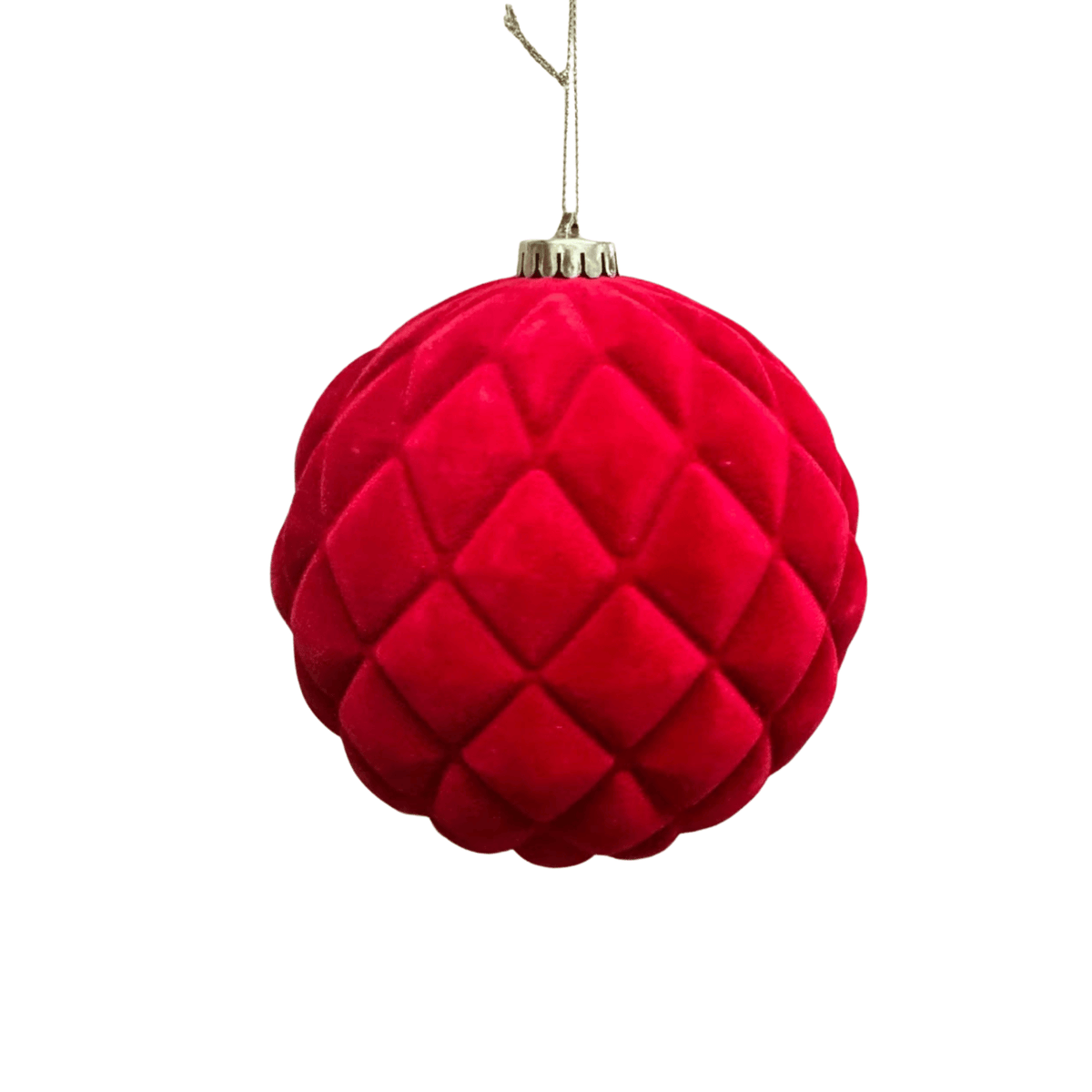 Esfera terciopelo Soft Flock 15Cm Rojo