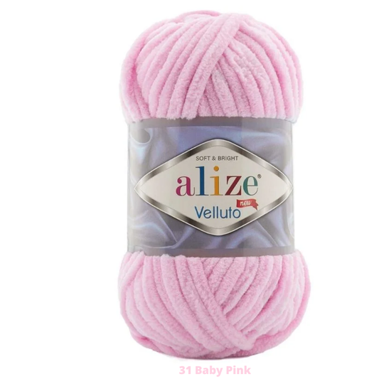 Velluto 100 Gr C-31 Baby Pink