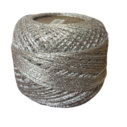 Hilo Cometa Metalizado 40Gr Plata