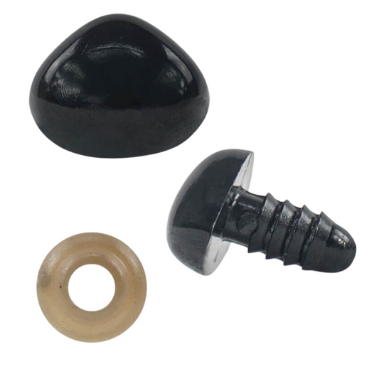 Nariz Tringular 13x18 mm Negro C/5