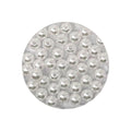 (2038-8) Perla plastica 8 mm 25 gr blanca/beige