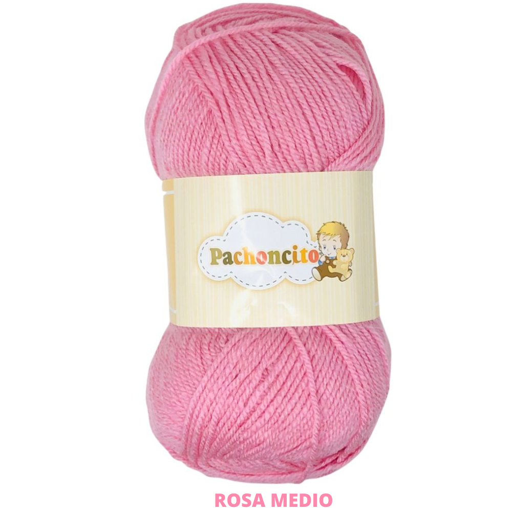 Estambre Pachoncito 200 Gr 8608 Rosa Medio