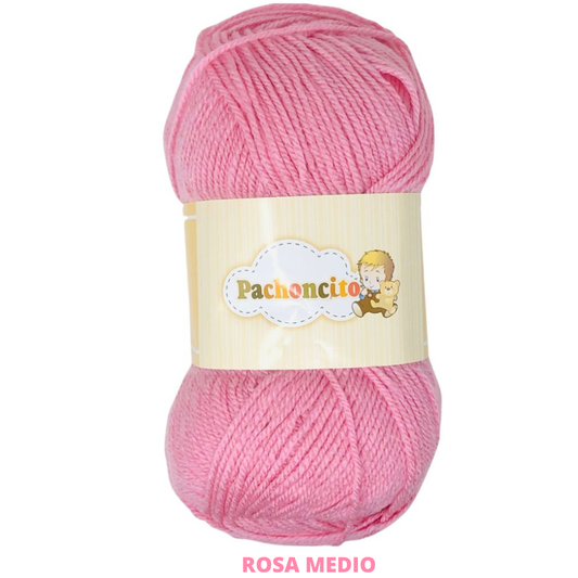 Estambre Pachoncito 200 Gr 8608 Rosa Medio