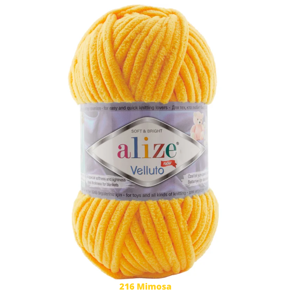 Velluto 100 Gr C-216 Mimosa