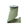 (346-140) Liston Zig Zag 10 CmX9M Verde con Beige