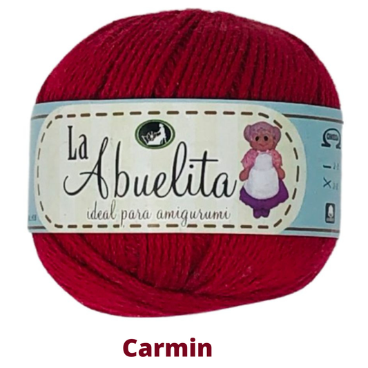 Hilaza la Abuelita 50 Gr C-45 Carmin