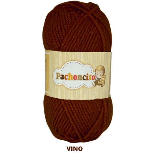 Estambre Pachoncito 200 Gr 8618 Vino