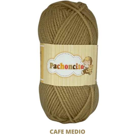 Estambre Pachoncito 200 Gr 8684 Cafe Medio