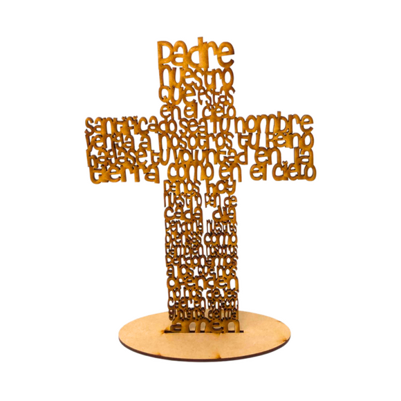 Cruces laser padre nuestro