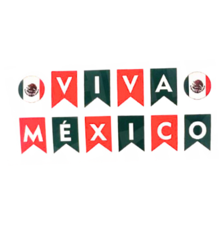 Banners "viva méxico"