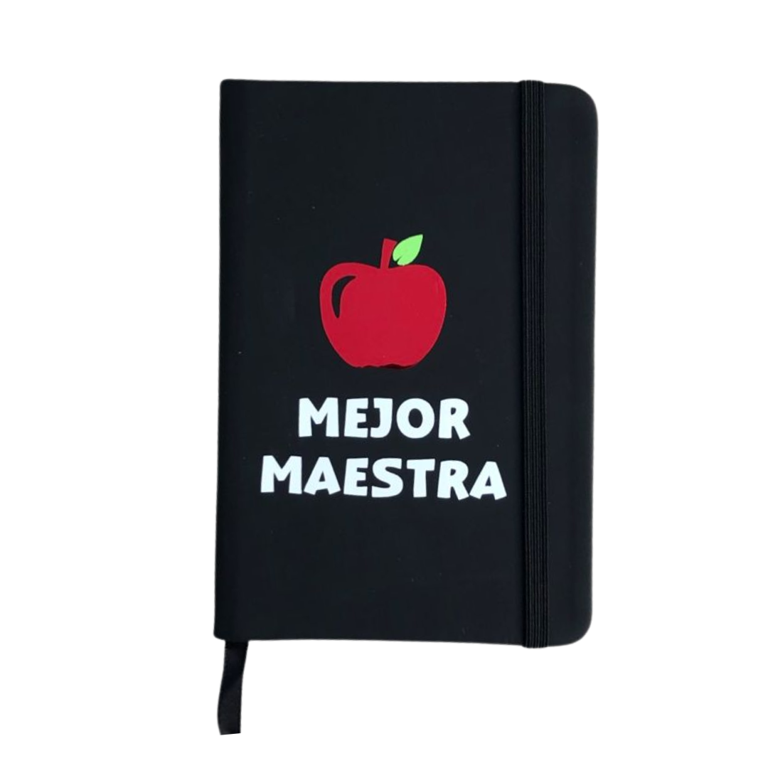 (25422) Libreta Baiona con Elastico, 10 x 14.5 cm