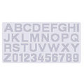 (25652) Molde de Silicón Letras 36X19.5cm