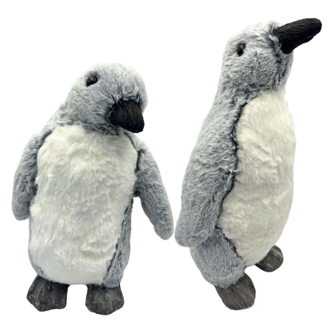 Pingüino de peluche