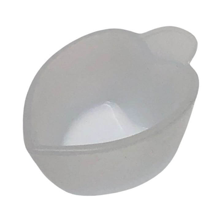 (26745) Mini vaso de silicon corazon, 15 ml