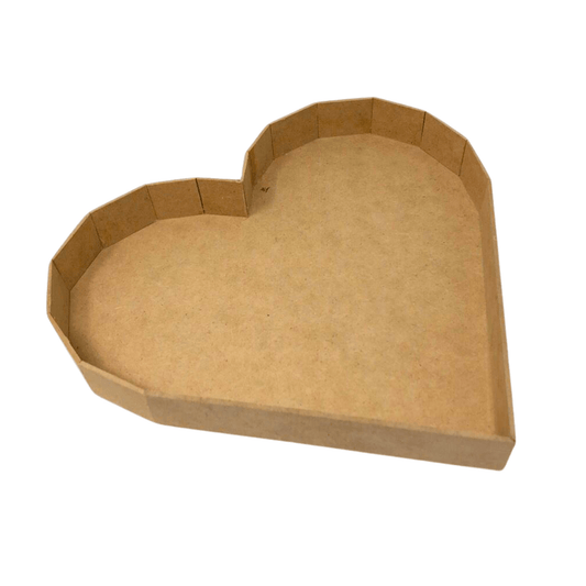 (4815) Base de madera corazon 26 x 27 x 3.5 cm