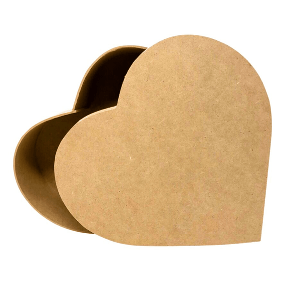 (27646) Caja corazon mediana, 26.5 x 26.5 x 8 cm