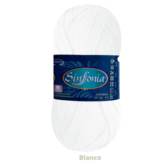 Hilaza Sinfonia C-801 Blanco 100 G